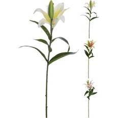 URBN Living Tall Flowers Plants 3x Lilies Artificial Plant