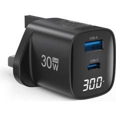 Temu 30W USB C Fast Charger 2 Ports PD Power Adapter