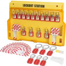 Schlossbeschläge VEVOR Elektrisches Lockout Tagout Kit 60 Teilige Sicherheits