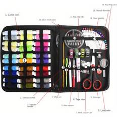 Sykits Temu 100pcs Deluxe Sewing Kit With 30 Vibrant Thread