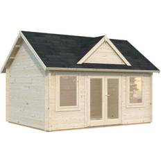 Palmako Mellem hytter Palmako Claudia Ubehandlet 14.2 m² Natur (Areal )