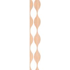 Sheet Materials Ekena Millwork Ozark Adjustable Wood Decorative Slat Wall Panel Kit