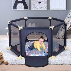 Playpen Shein Baby Playpen 6 Panel Portable Anti-Slip
