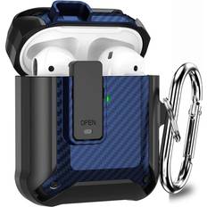 Airpods 2nd 1 Case Cover Carbon Fiber