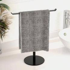 Shein Black T-Shaped Towel Rack