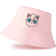 Adult - Polyester Hats Pokémon Pink Jigglypuff Bucket Hat - Pink