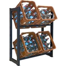 Sort Barskabe Quick Star Getränkekistenregal 71x30x90cm Barschrank