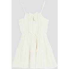 12-18M Dresses Children's Clothing River Island Mini Girls Tiered Shimmer Beach Dress - White