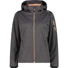 CMP Light Softshell Jacket Zip Hood - Grå