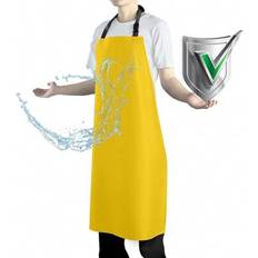 Aprons Shein Waterproof Adjustable Bib Rubber Vinyl Apron
