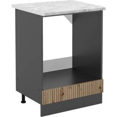 Meubles de Cuisine Vicco Meuble Pour Four R-Line Chêne Artisan 60 cm - Marbre