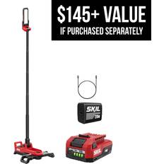Work Lights Skil 12-Volt 2500 Lumens LED Battery Stand Work Light