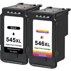 Toner Kingdom PG-545XL CL-546XL Ink Cartridges - Canon Pixma TS3350 TS3450 TS3451 TS3150 MG2550S MG3050