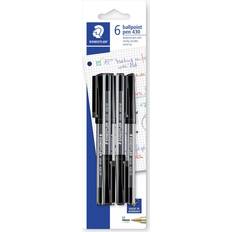 Staedtler Ballpoint Pens Staedtler Black Ballpoint Pen Pack 6