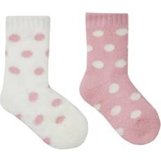 Tick Tock Baby Girls Lounge Slipper Socks 2 Pack - Winter