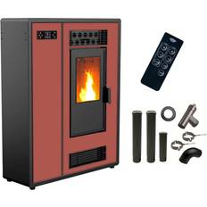 Caminetti Stufa A Pellet Air Slim Astral 12 2 KW Bordeaux Kit