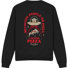 Toy Story Unisex Adult Pizza Or People Sweatshirt - Svart