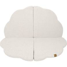 Meow Baby Babyleksaker Meow Baby Bearly Square Lekmatta Cream