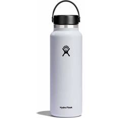Hydro Flask Wide Mouth White Drikkedunk 1.18L