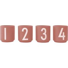 Design Letters Mini Nude Taza de café espresso 4pcs