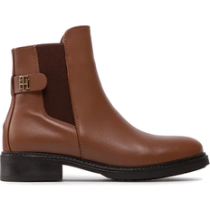 Tommy Hilfiger Slip-on Ankelboots Tommy Hilfiger Flat Leather - Brown
