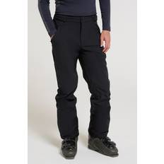 Breathable Rain Trousers Mountain warehouse Mens Axis Extreme Softshell Ski Trousers - Jet Black
