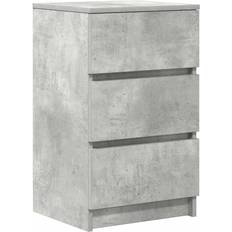 vidaXL Cabinet with 3 Drawers Concrete Grey Sängbord 35x39cm