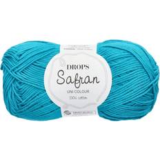 Drops Design Garn Drops Design Safran Uni Colour Turquoise 160m