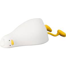 LED Natbordslampe Ducky Hvid Timer
