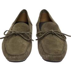 HUGO BOSS Men Moccasins HUGO BOSS Boss Mens Driver Suede Moccasins - Green