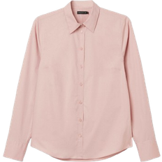 Dam - Rosa Skjortor Stockh lm Studio Taylor Basic Shirt - Pale Mauve