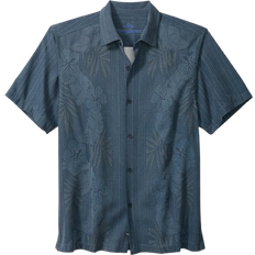 Tommy Bahama Bali Border Silk Camp Shirt - Navy