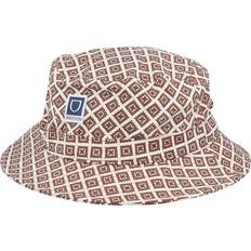 Brons - Herr Accessoarer Brixton Beta Packable Bucket Hat - White/Medal Bronze