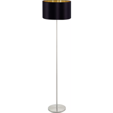 Eglo Maserlo Black/Gold /Matt Nickel Gulvlampe 151cm