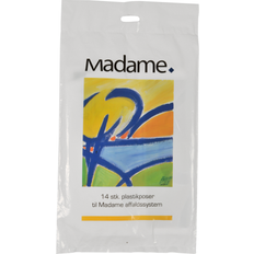 Madameposer Hvid LDPE-RE3 Kunstmotiv 25x37 cm 14 Stk
