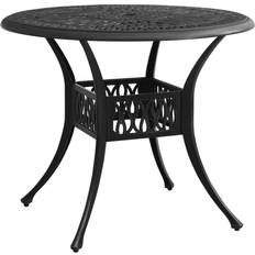 Round Outdoor Dining Tables vidaXL 315586 - Black