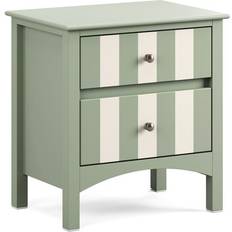 Dunelm Beatrice Sage Bedside Table 40x55cm