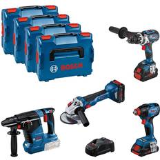 Bosch Set Bosch Combo Kit 4 tool kit 18V Profi Set (Gsr Gdx Gws Gbh)