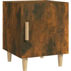 vidaXL Cabinet Smoked Oak Sängbord 40x40cm