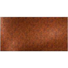 Sheet Materials Fasade Diamond Plate Decorative Vinyl Wall Panel 96 H x 48 W