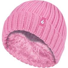 Heat Holders Kid's Open Road Ribbed Turn Over Hat - Chateau Rose