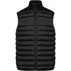 Men - Natural Vests Kariban Quilted Body Warmer - Dark Blue