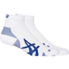 Asics Cushion Run Quarter Sock 2-pack - Brilliant White/Asics Blue