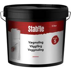 Stabile Målarfärg Stabile Väggfärg 5 Vit 5 L Väggfärg 18.93L