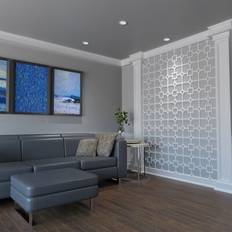 Sheet Materials Ekena Millwork Olivia Architectural Grade PVC Fretwork Wall Panel