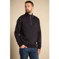 French Connection Cotton Clothing French Connection Cotton Blend Half-Zip Jumper - Navy