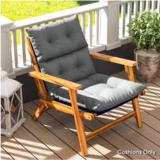 Textiles OutSunny Adirondack Cushion Light Chair Cushions Grey