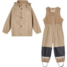 Fodrat Regnställ Unisex - Beige