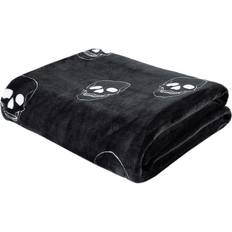 Catherine Lansfield Cosy Fleece Blankets Black (170x130cm)