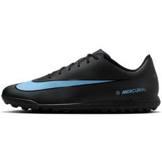 Nike Mercurial Football Shoes Nike Mercurial Vapor 16 Club Turf Low-Top Football Shoes - Black